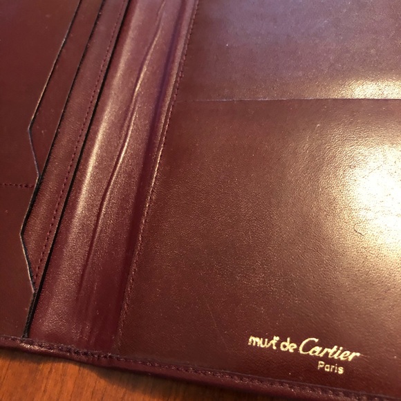 Authentic Must de Cartier Large Leather Wallet - Picture 4 of 5